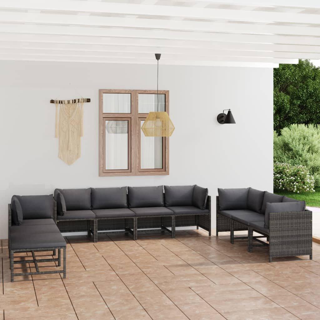 VidaXL Garten-lounge-set poly-rattan  