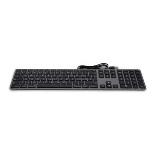 LMP  Large Font USB Keyboard 110 keys wired USB keyboard with 2x USB and aluminum upper cover Swiss s 