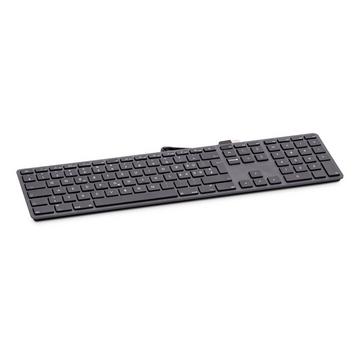 KB-1243-BIG Tastatur USB Schweiz Grau