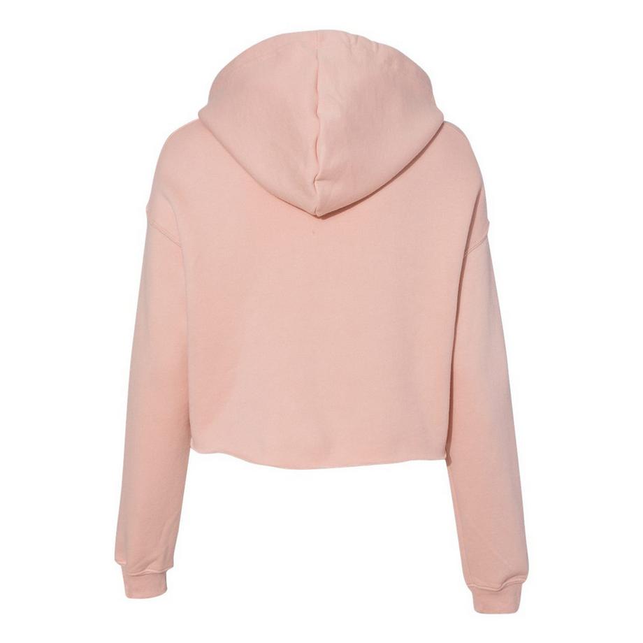 Bella + Canvas Fleece Crop Länge Kapuzenpullover  