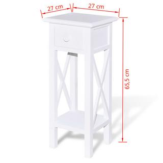 VidaXL Table basse bois  