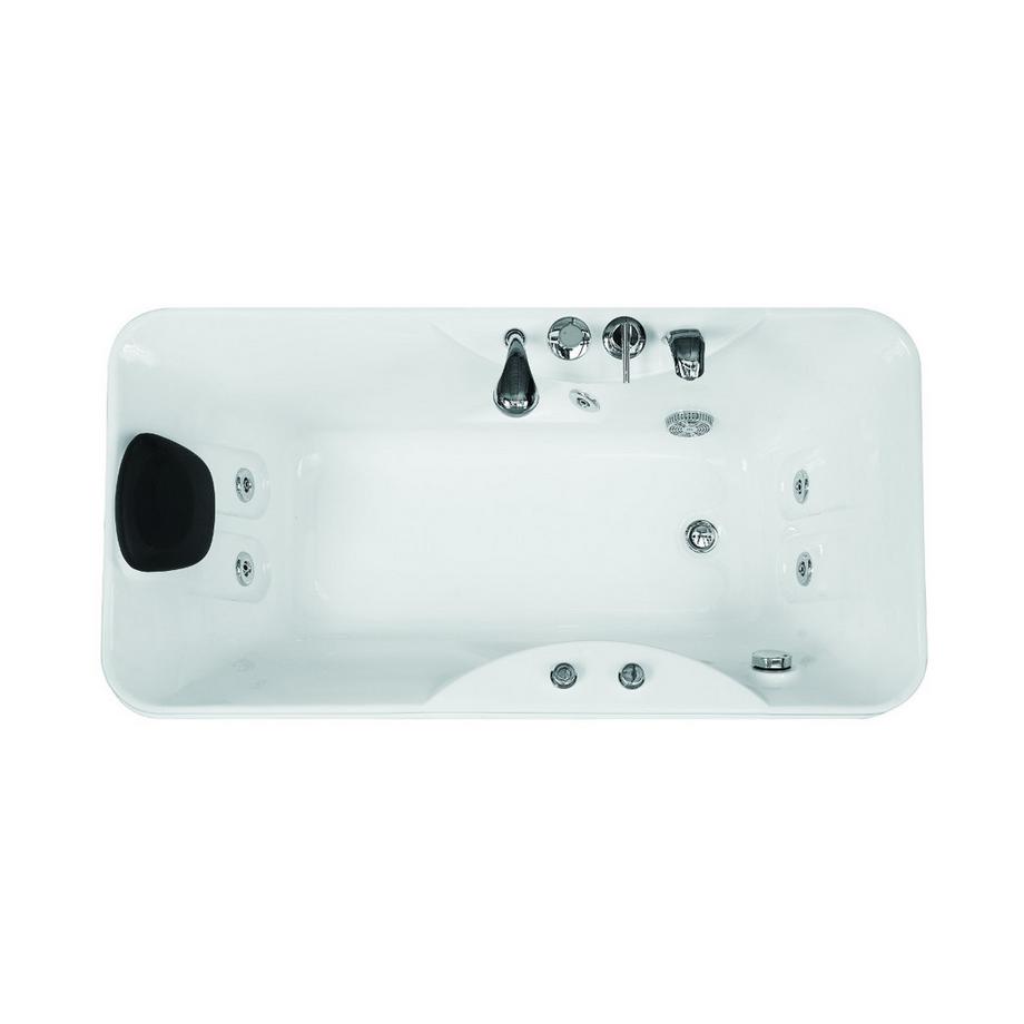 SHOWER DESIGN  Whirlpool Badewanne - 1 Person  - 140 Liter - Ecke Rechts - GAVINO 