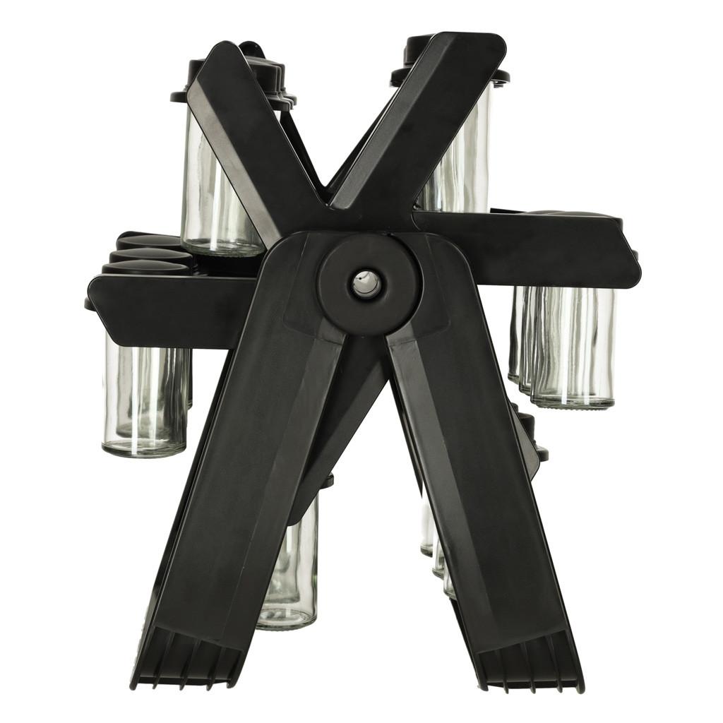 Northio Portaspezie rotante con contenitore  