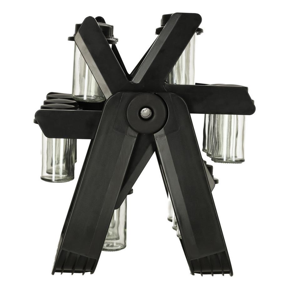 Northio Porte-épices rotatif avec récipient  