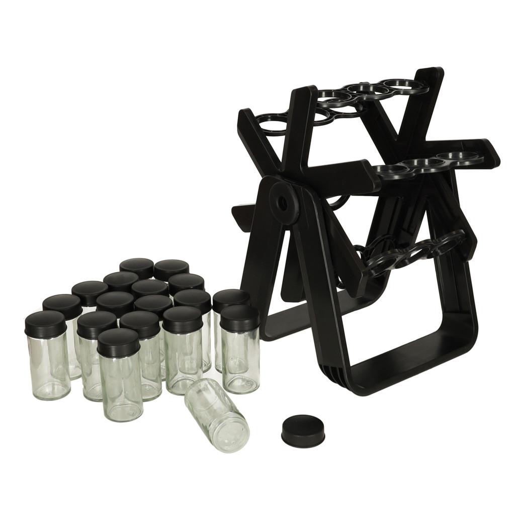 Northio Portaspezie rotante con contenitore  