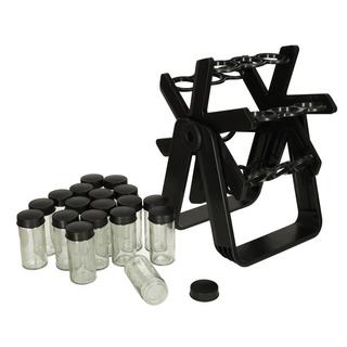 Northio Portaspezie rotante con contenitore  