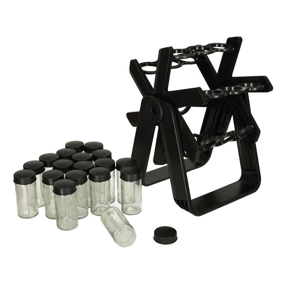 Northio Porte-épices rotatif avec récipient  