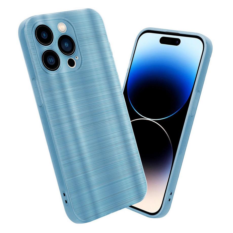 Cadorabo  Hülle für Apple iPhone 14 PRO MAX im Brushed Design 