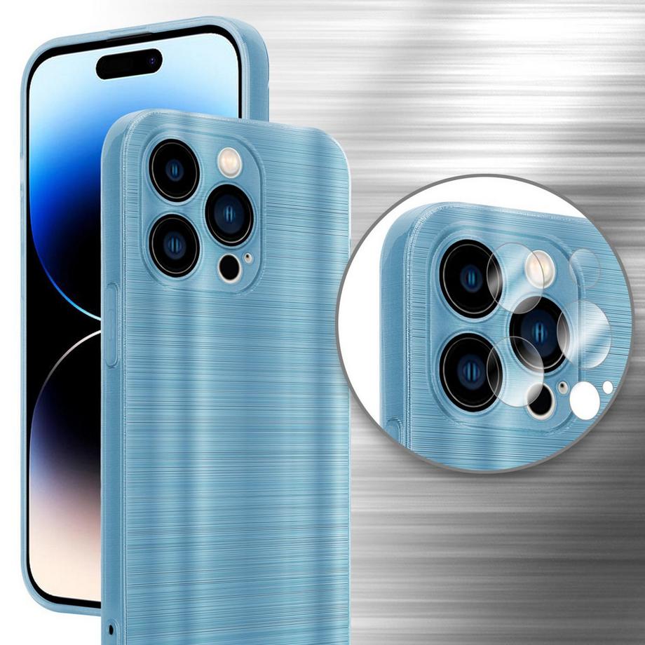 Cadorabo  Hülle für Apple iPhone 14 PRO MAX im Brushed Design 