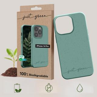Just green  Coque iPhone 14 Pro Eco Vert Foncé 