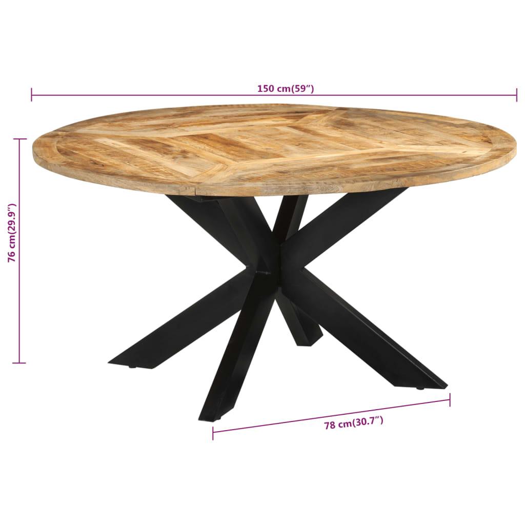 VidaXL Table à manger bois  