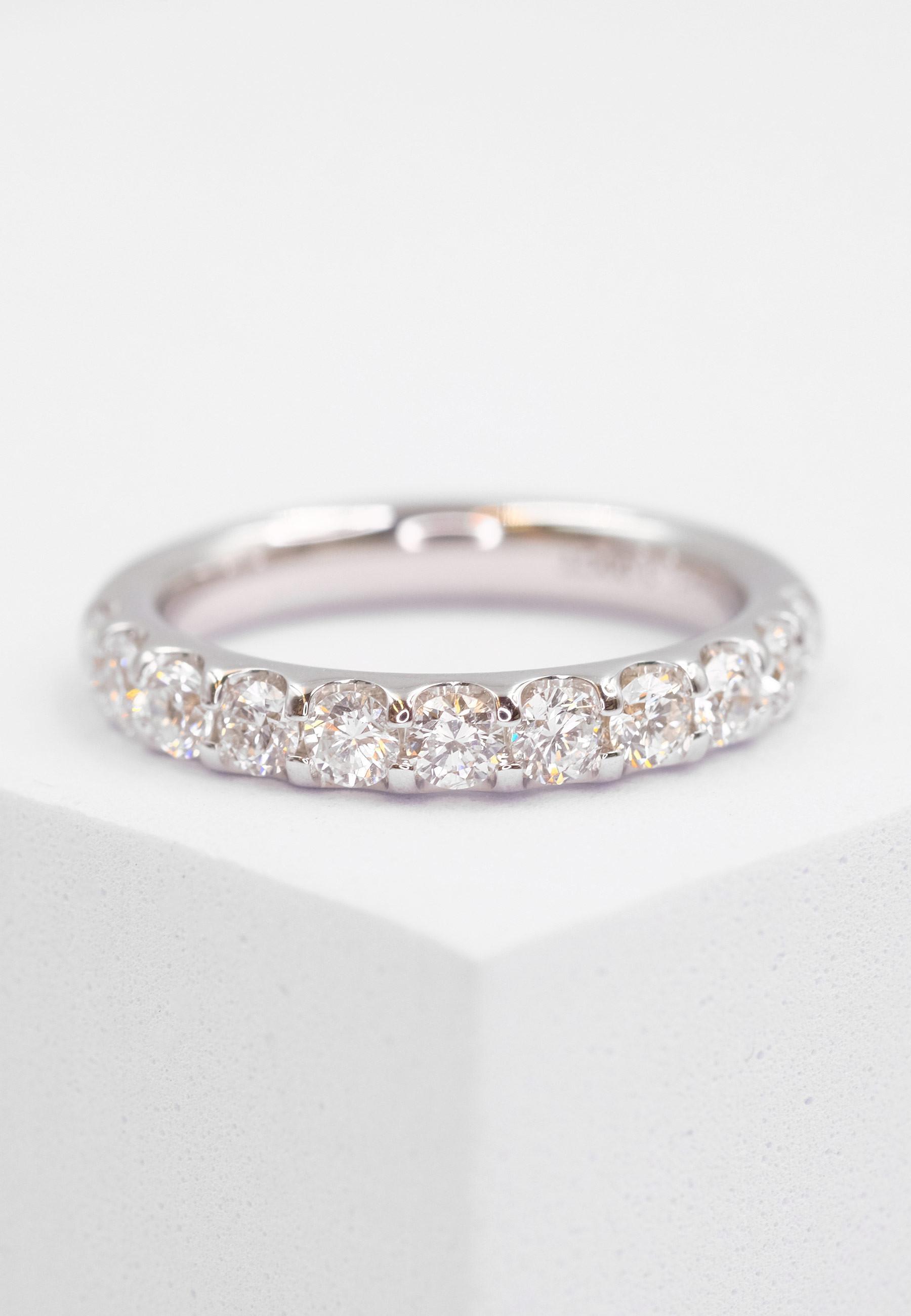 MUAU Schmuck  Ring Diamant 1.00ct. Weissgold 750 