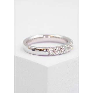 MUAU Schmuck  Bague diamant 1.00ct. or blanc 750 