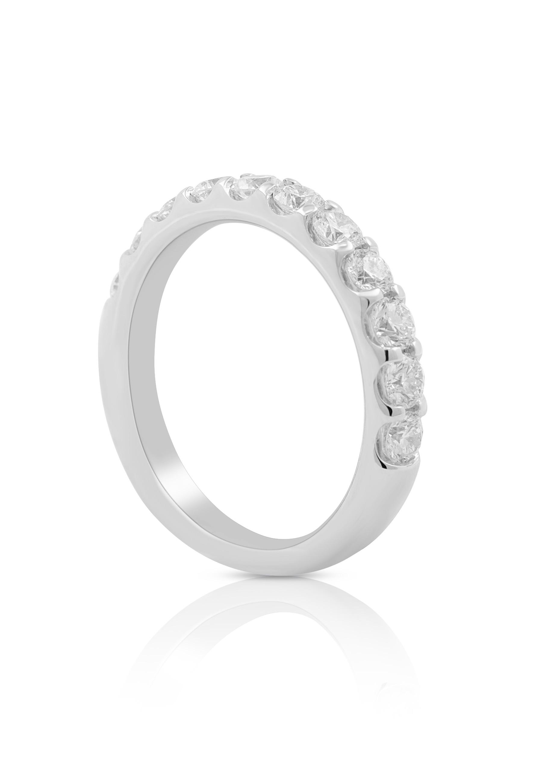 MUAU Schmuck  Ring Diamant 1.00ct. Weissgold 750 