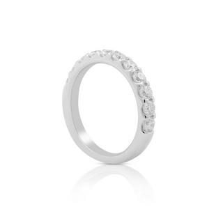 MUAU Schmuck  Bague diamant 1.00ct. or blanc 750 