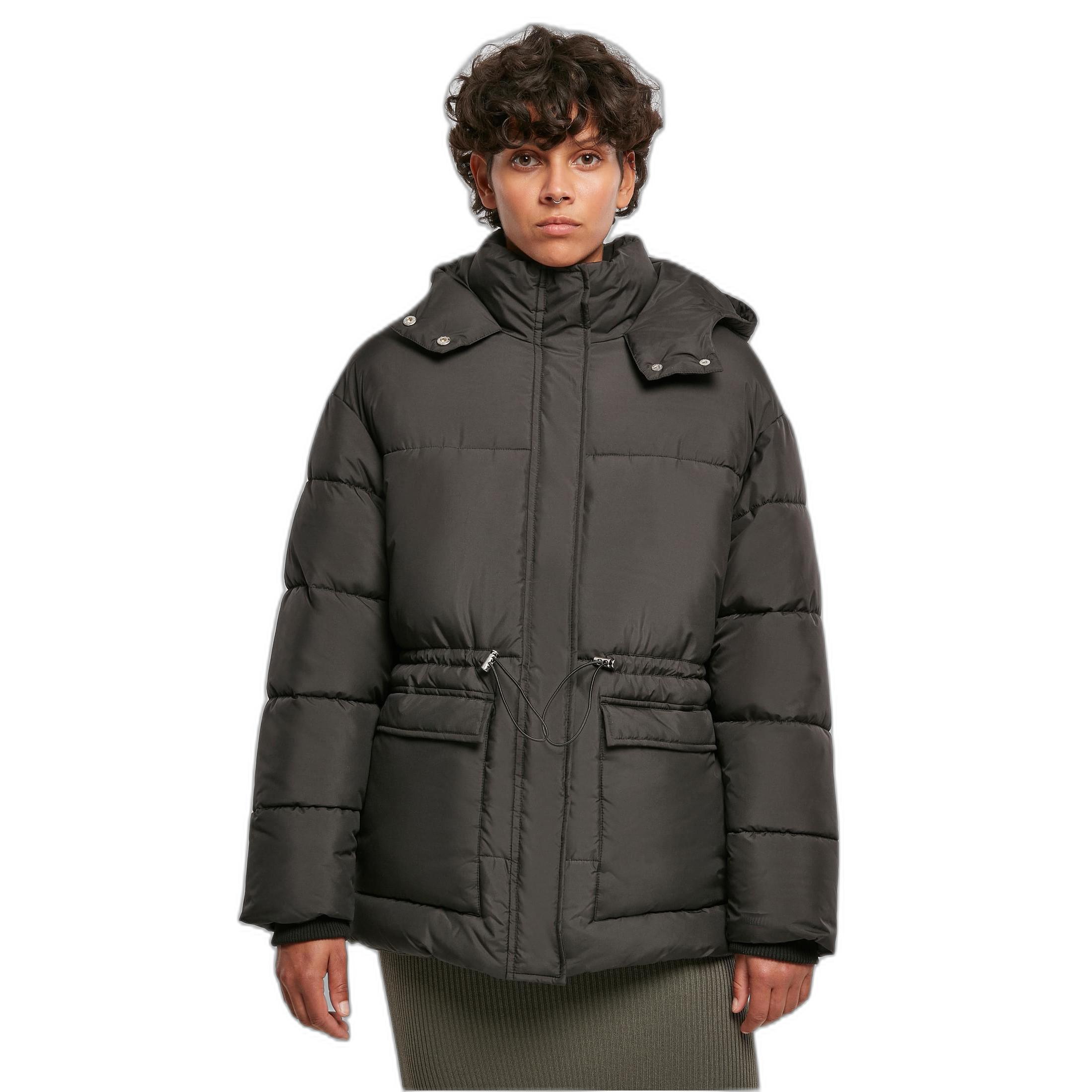 URBAN CLASSICS  taillierte daunenjacke, damen urban claic 