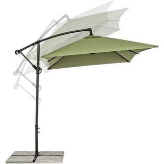 mutoni Parasol déporté de jardin Texas 200x300 olive  