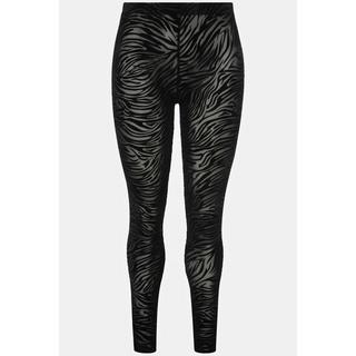 Ulla Popken  Strumpf-Leggings, Mesh, Animalmuster 