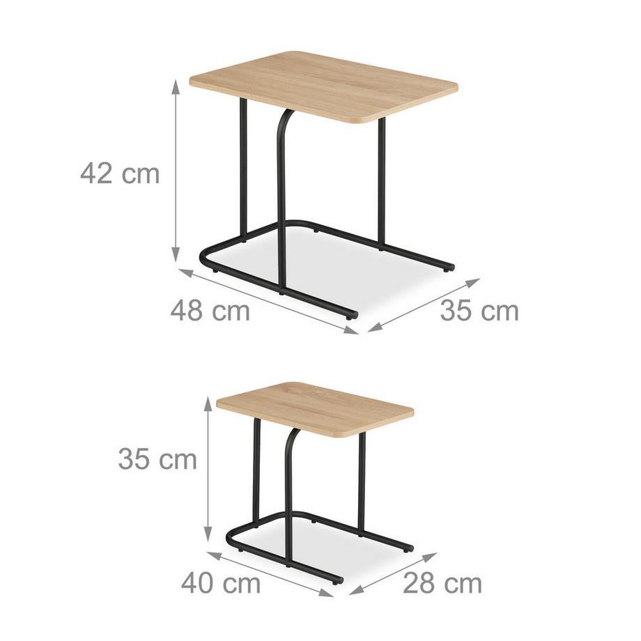 Northix Satztische 2er-Set  
