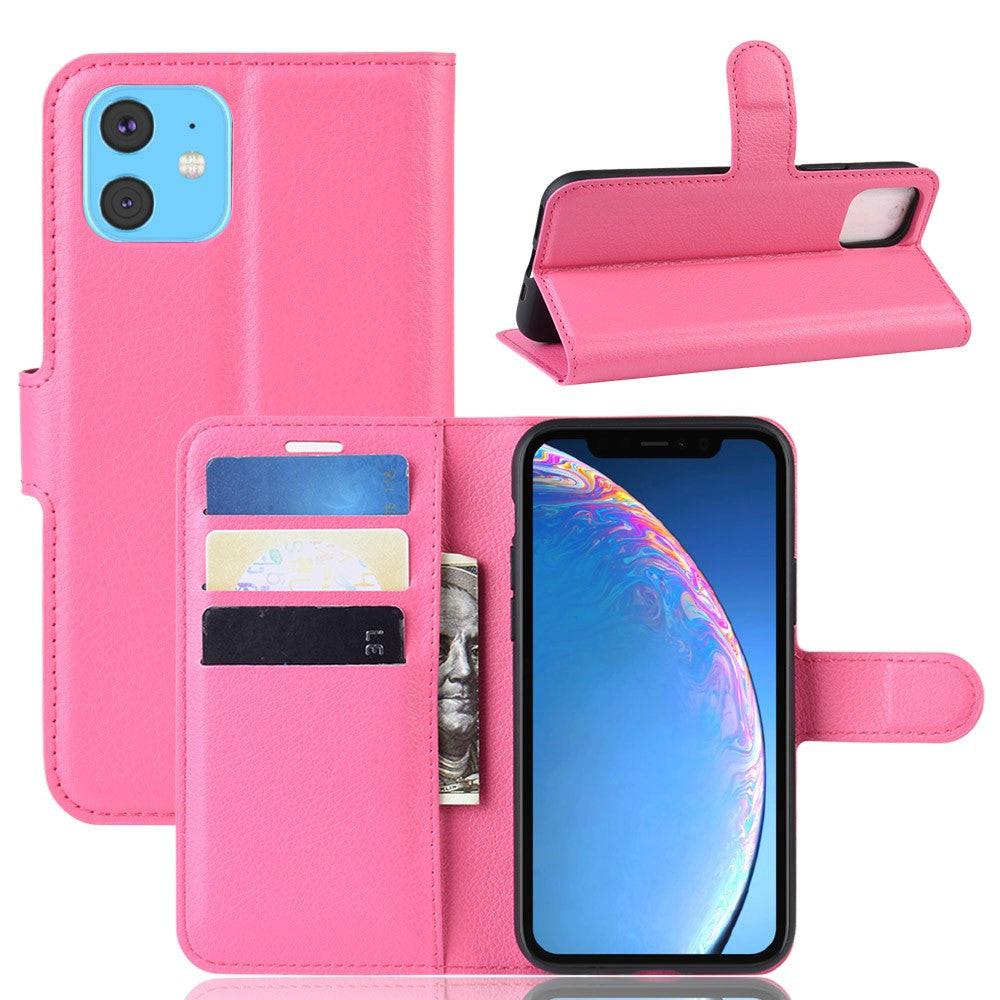 Cover-Discount  iPhone 11 - Leder Etui Hülle Mit Kartenfach 