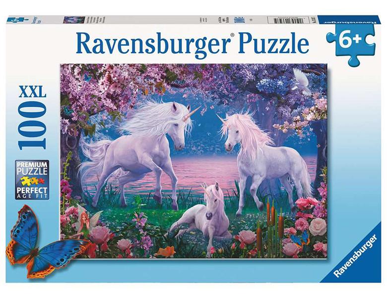 Ravensburger  Puzzle Bezaubernde Einhörner (100XXL) 