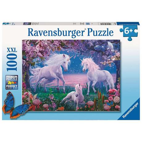 Ravensburger  Puzzle Bezaubernde Einhörner (100XXL) 