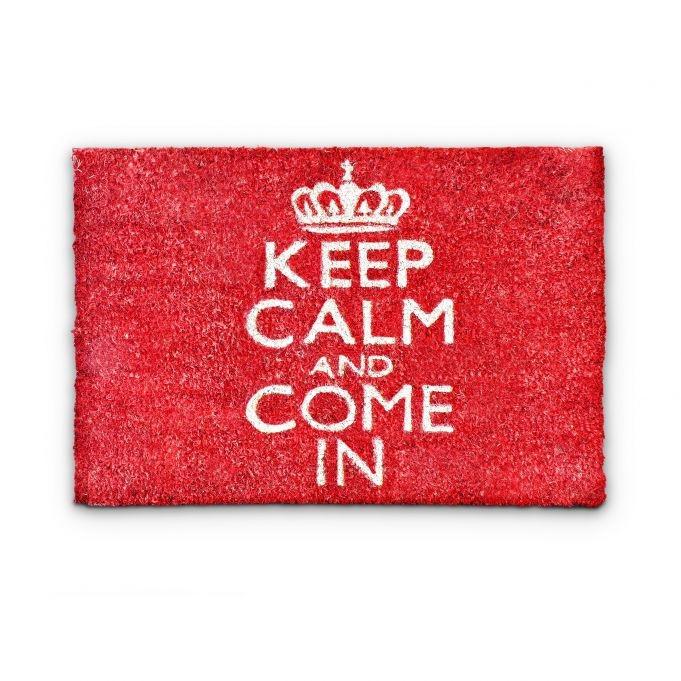 B2X Zerbino "Keep calm and come in" rosso  