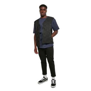 URBAN CLASSICS Ärmellose Steppdaunenjacke mit Reissverschluss  