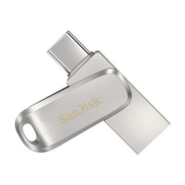 SanDisk Ultra Dual Drive Luxe USB-Stick 32 GB USB Type-A / USB Type-C 3.2 Gen 1 (3.1 Gen 1) Edelstahl