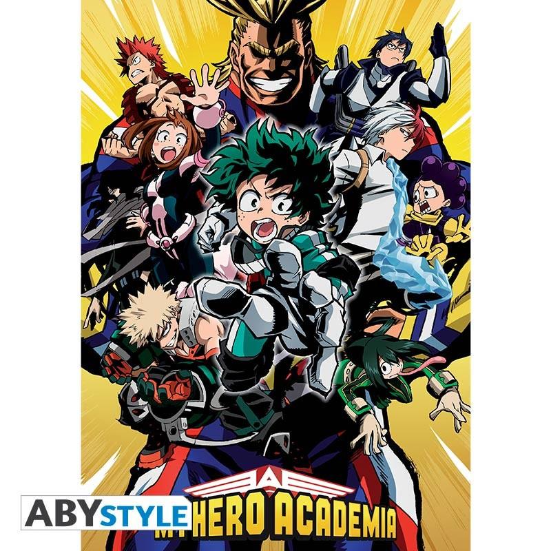 Abystyle Poster - Roulé et filmé - My Hero Academia - Groupe  