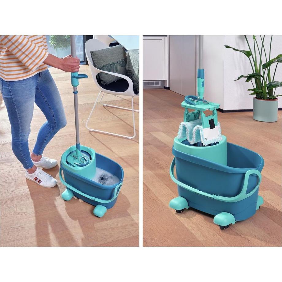 LEIFHEIT  Bodenwischer-Set Clean Twist M Ergo mit Rollen 