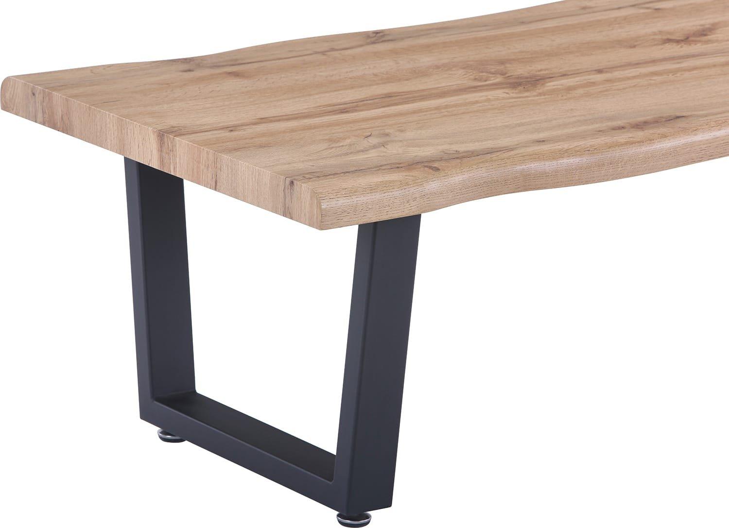 mutoni Table basse Enphar noir naturel 120  