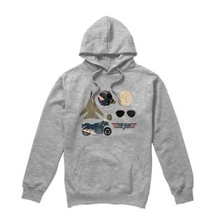 Top Gun Items Felpa con Cappuccio Stampata  