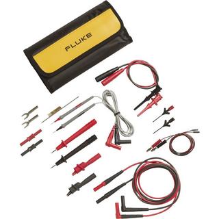 Fluke  Fluke TLK287 KIT puntali di sicurezza [Spina a banana 4 mm, Sonda - Spina a banana 4 mm] Rosso, Nero 