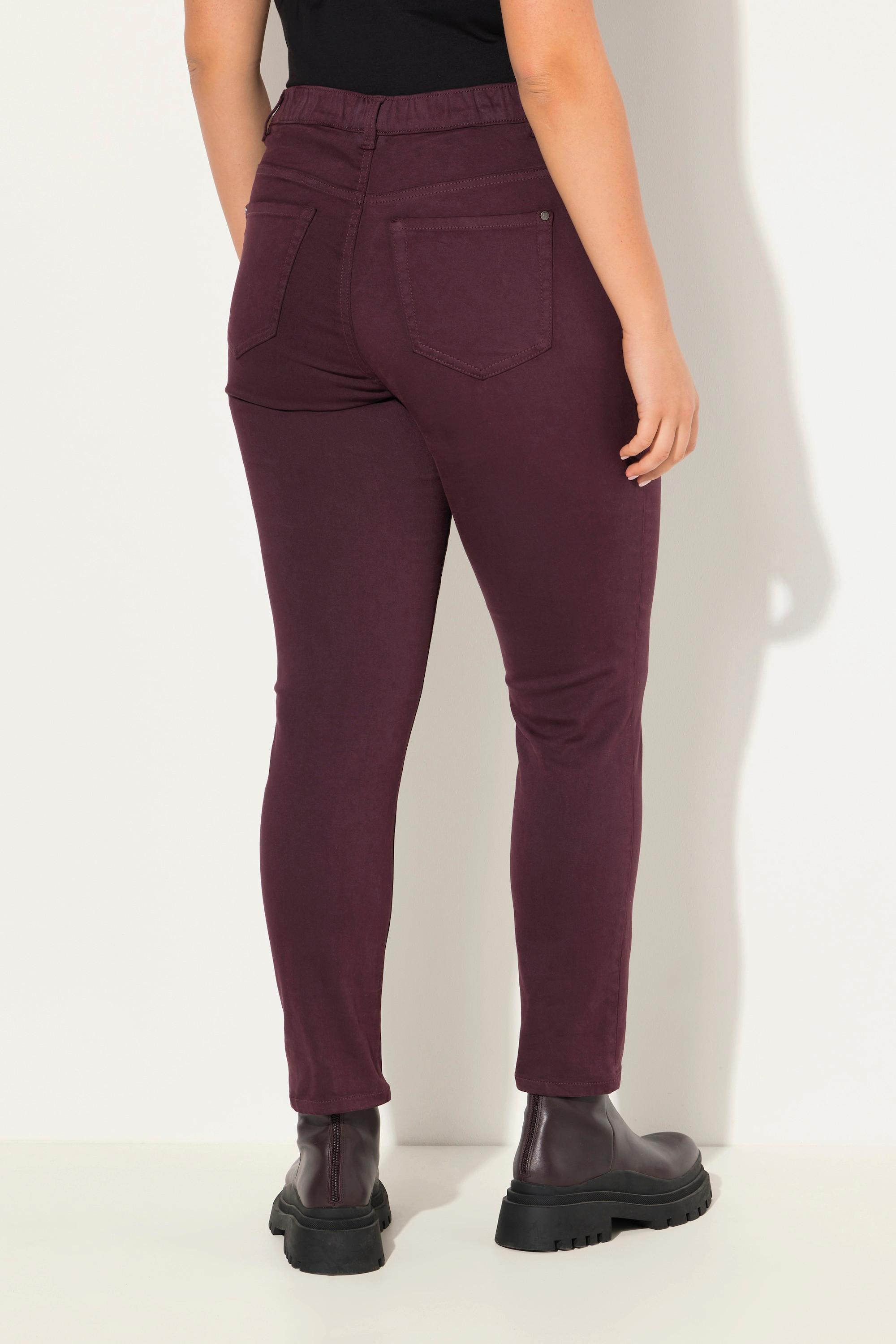 Ulla Popken  Schlupfjeans Sienna, schmales Bein, Elastikbund 