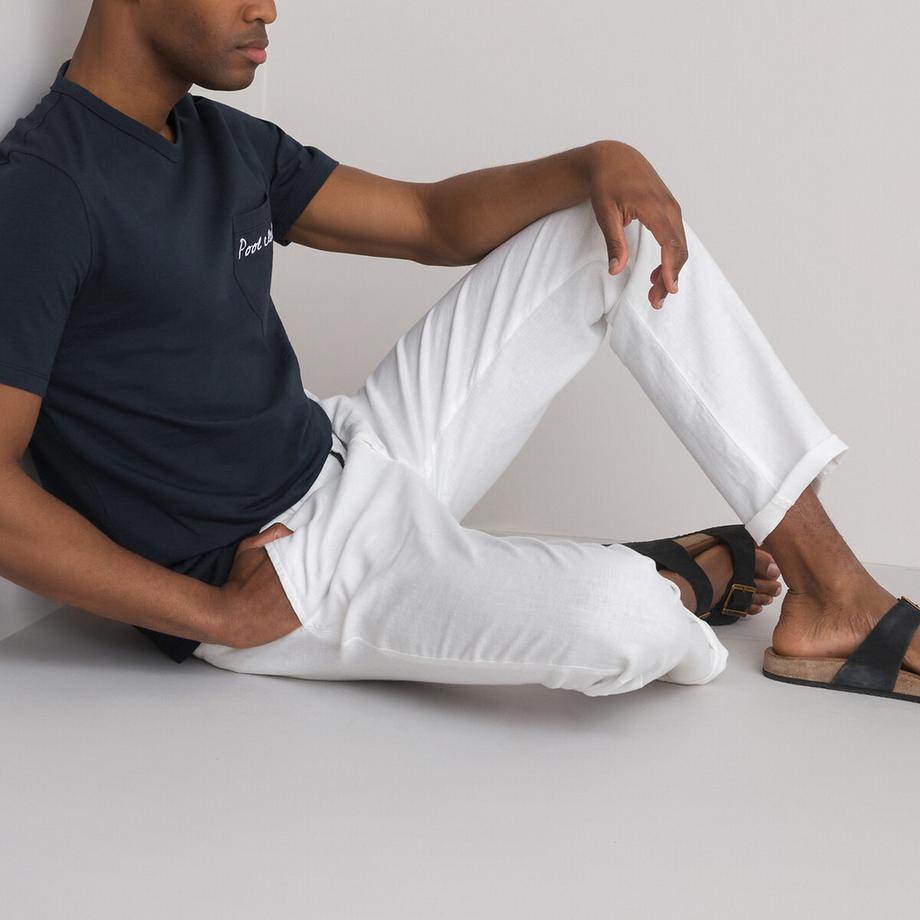 La Redoute Collections Pantalon Droit en Lin  