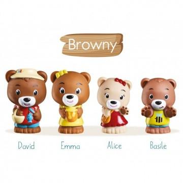 Klorofil LOT 4 PERSONNAGES "BROWNY