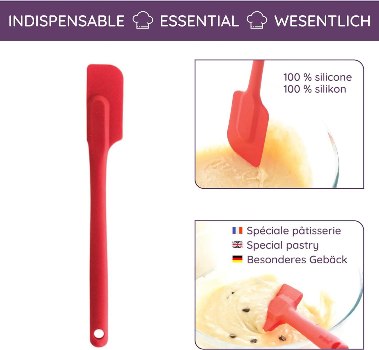 mastrad  Spatule Petite silicone Rouge 