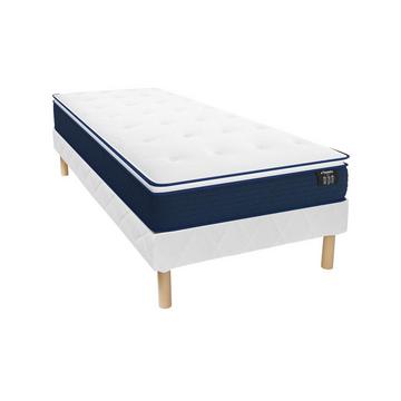 Ensemble sommier + matelas ressorts ensachés surmatelas intégré ALTIER de DREAMEA