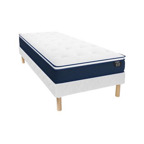 DREAMEA Ensemble sommier + matelas ressorts ensachés surmatelas intégré ALTIER de DREAMEA  