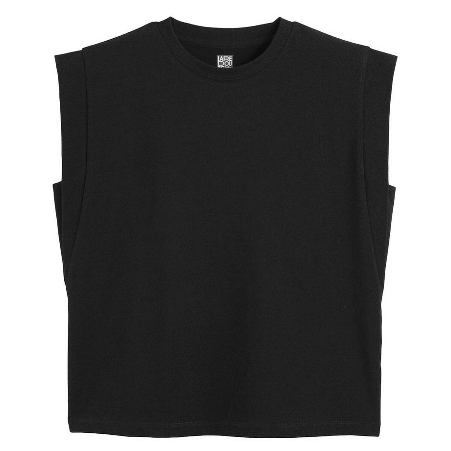 La Redoute Collections Ärmelloses Rundhals-Top  