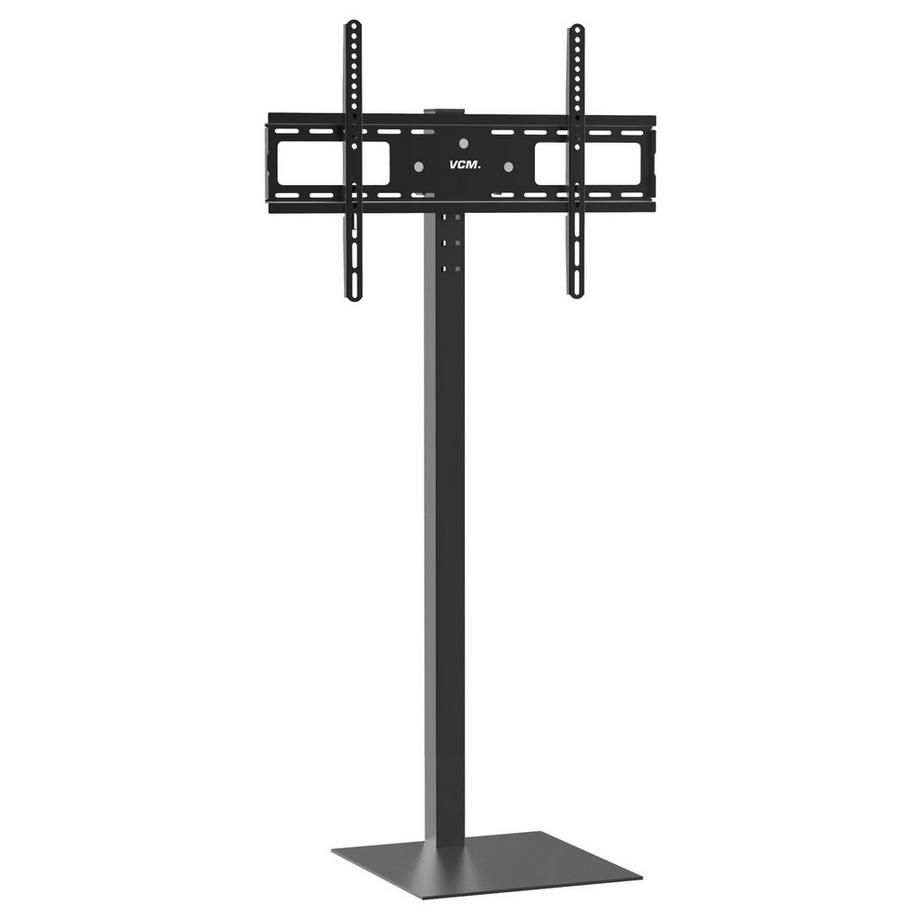 VCM TV Standfuß höhenverstallbar | Ständer Fernseh Rack | Maße ca. H. 112 - 124 x B. 64 x T. 38 cm - Zanta  