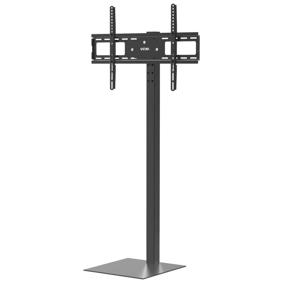 VCM TV Standfuß höhenverstallbar | Ständer Fernseh Rack | Maße ca. H. 112 - 124 x B. 64 x T. 38 cm - Zanta  