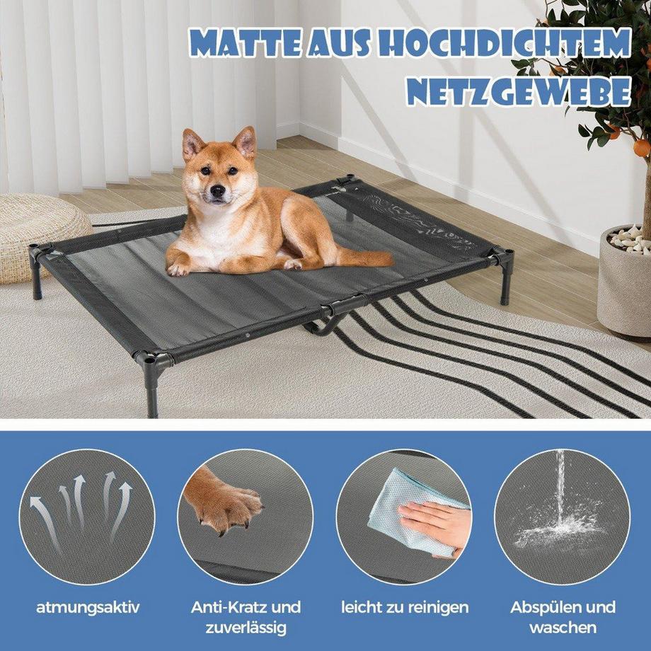 Northix  Erhöhte Hundehütte & Bett 