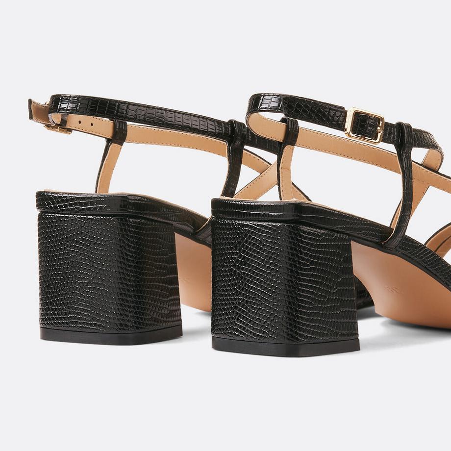 La Redoute Collections  Sandaletten in Python-Optik 