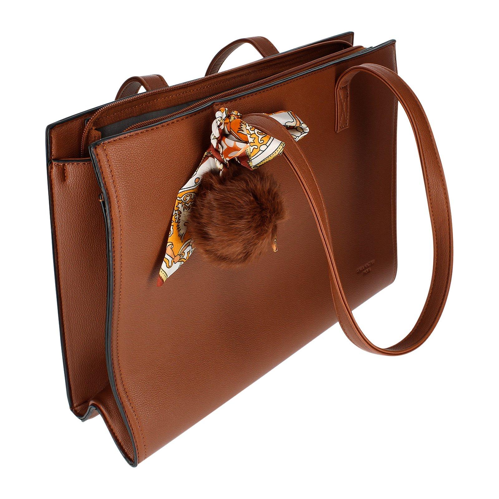 Gallantry  Sac cabas avec foulard Marron 