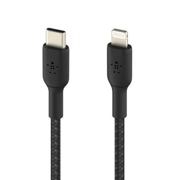 USB-C  Lightning Nylonkabel Belkin 1m