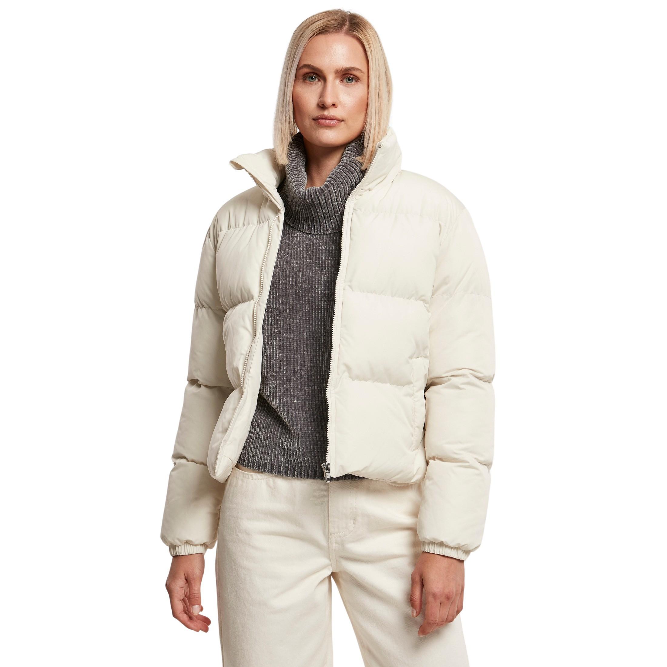 URBAN CLASSICS  kurze gesteppte daunenjacke, damen 