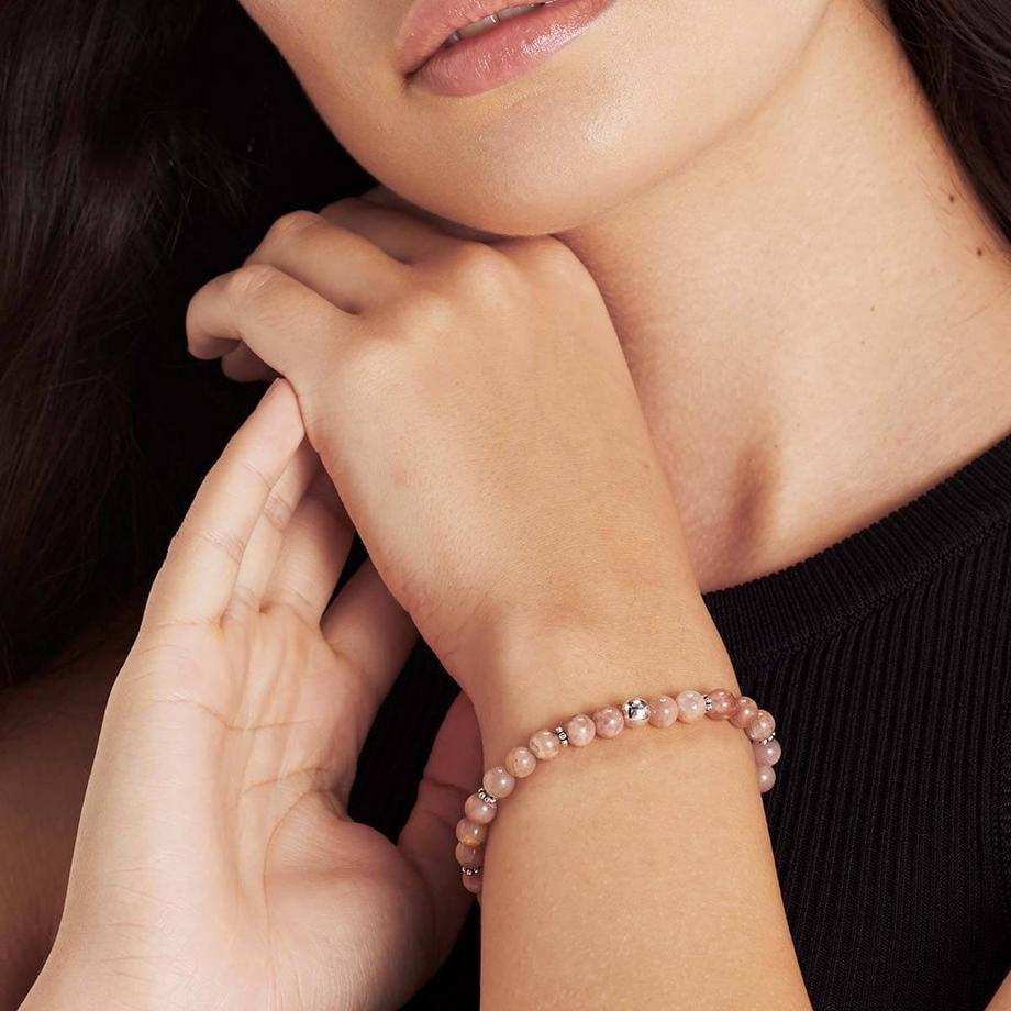 Balibay  Esen  Armband mit Mondsteinen & Sonnensteinen 