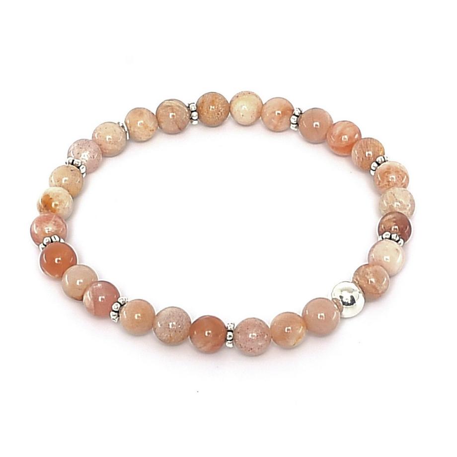 Balibay  Esen  Armband mit Mondsteinen & Sonnensteinen 